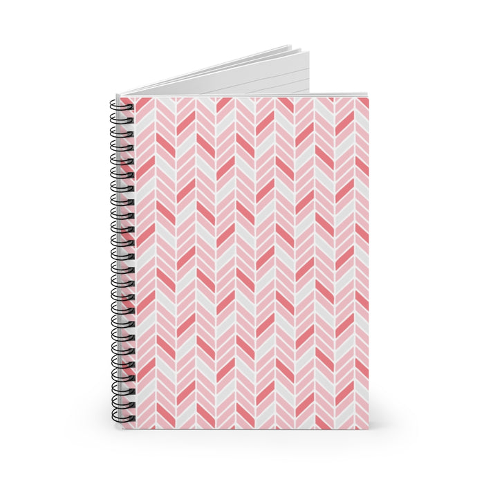 Chevron Love Spiral Lined Notebook