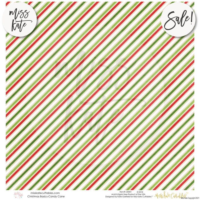 Christmas Basics - Paper Pack 12X12 (Ss)
