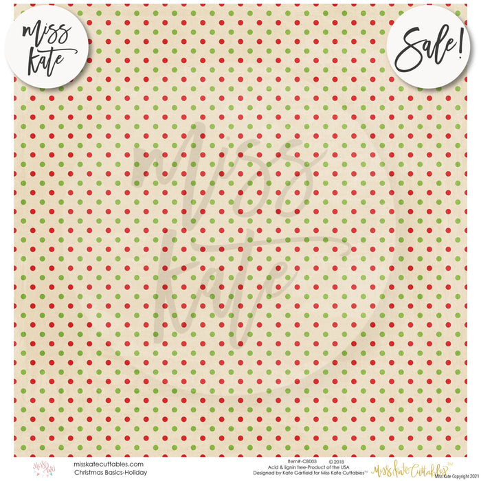 Christmas Basics - Paper Pack 12X12 (Ss)