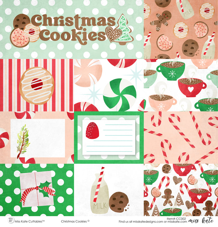 Christmas Cookies - Paper & Sticker Kit