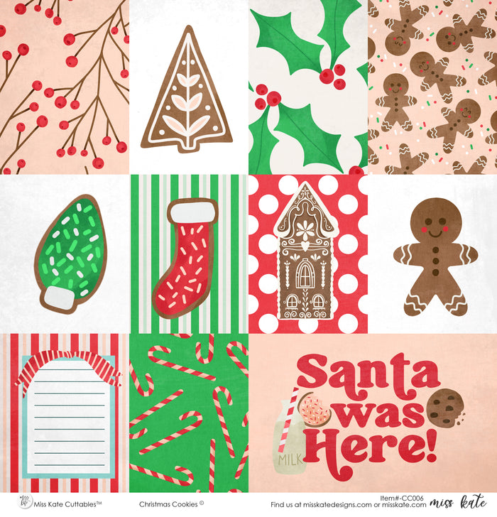 Christmas Cookies - Paper & Sticker Kit