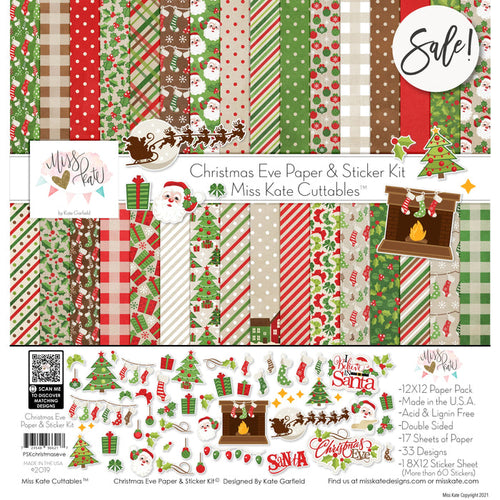 Christmas Eve - Paper & Sticker Kit 12X12 (Ds)
