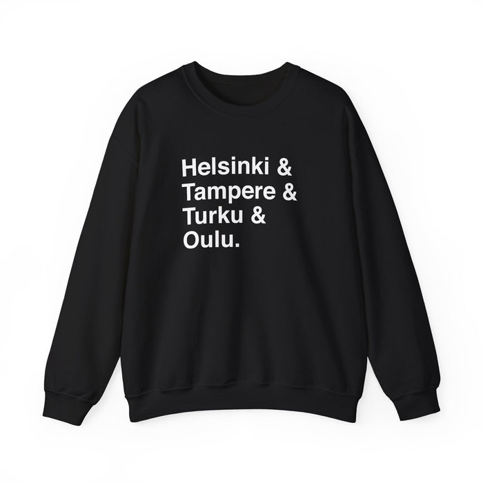Cities Of Finland Sweatshirt