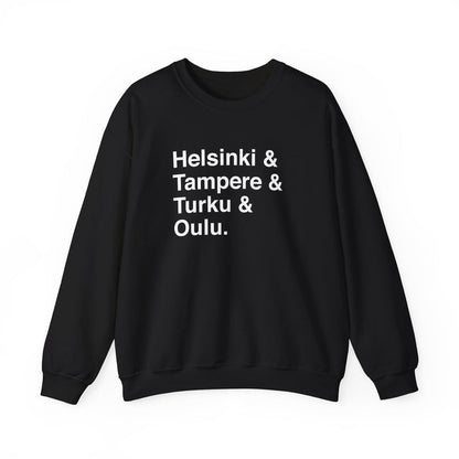 Cities Of Finland Sweatshirt