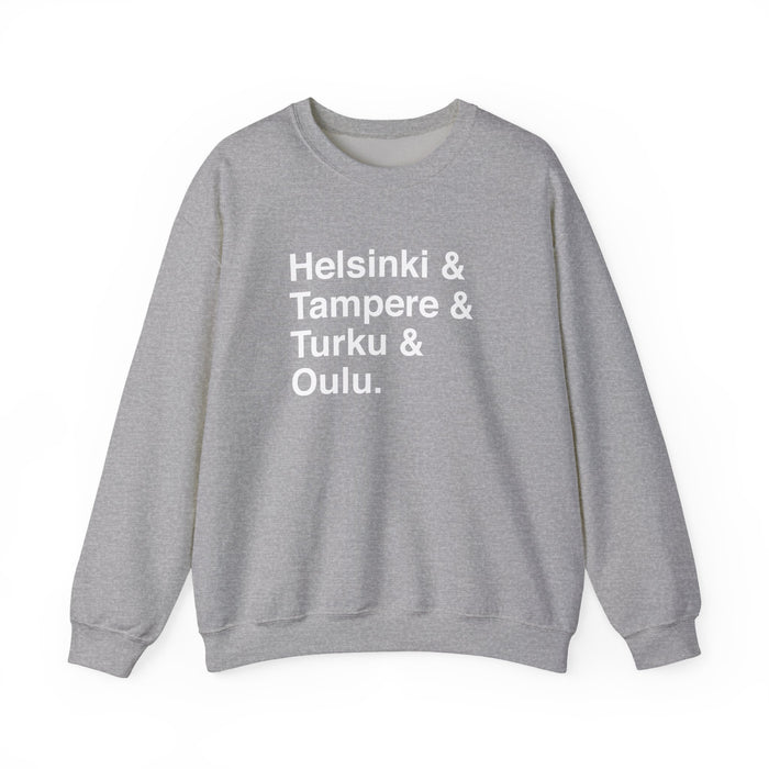 Cities Of Finland Sweatshirt