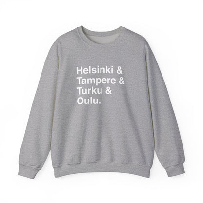 Cities Of Finland Sweatshirt