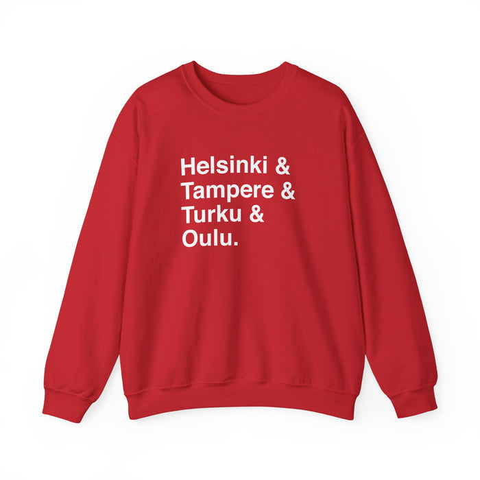 Cities Of Finland Sweatshirt