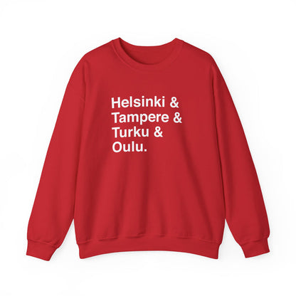 Cities Of Finland Sweatshirt
