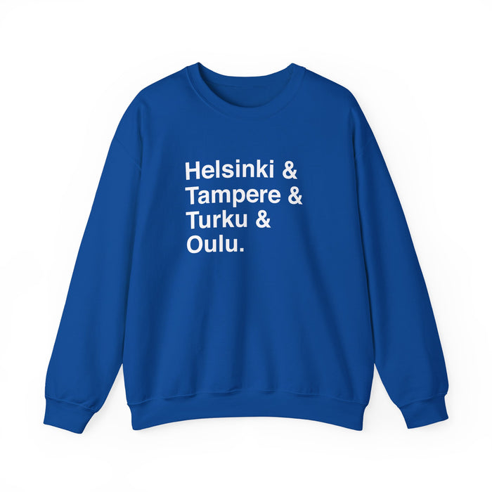 Cities Of Finland Sweatshirt