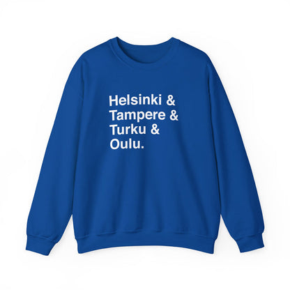 Cities Of Finland Sweatshirt