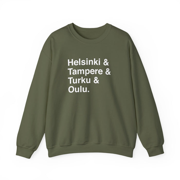 Cities Of Finland Sweatshirt