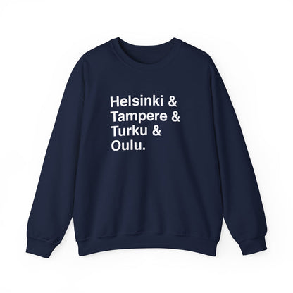 Cities Of Finland Sweatshirt