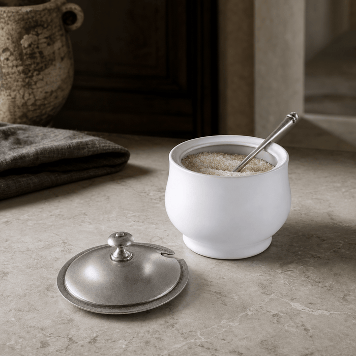 Classic Sugar Bowl and Spoon 4