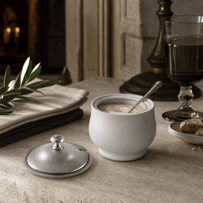 Classic Sugar Bowl and Spoon 8