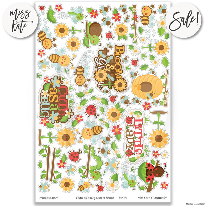 Cute As A Bug - Paper & Sticker Kit 12X12 (Ds)