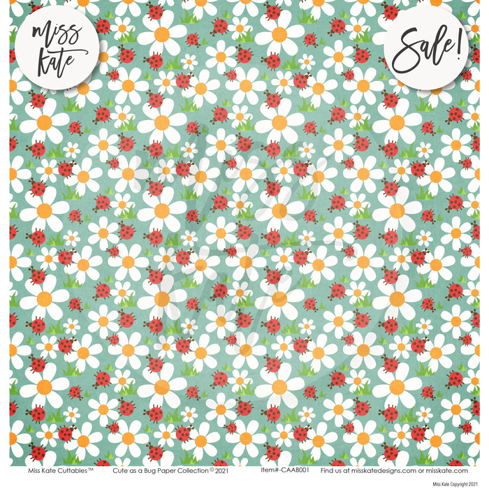 Cute As A Bug - Paper & Sticker Kit 12X12 (Ds)