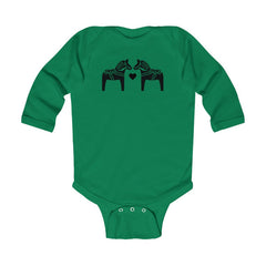 Dala Horse Long Sleeve Bodysuit Scandinavian Design Studio