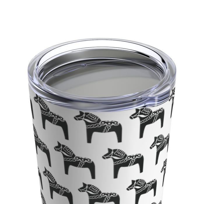 Dala Horse Print 20 oz Insulated Tumbler Scandinavian Design Studio