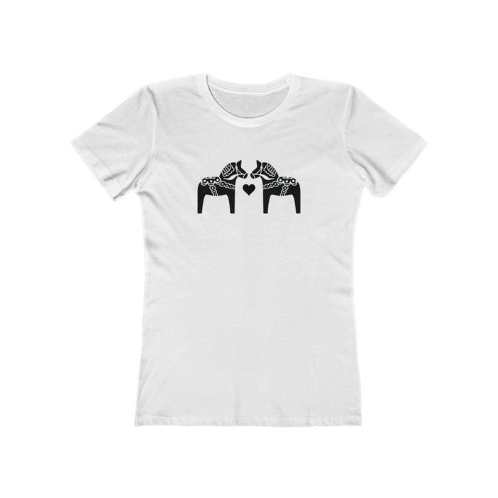 Dala Horse Women's Fit T-Shirt Scandinavian Design Studio