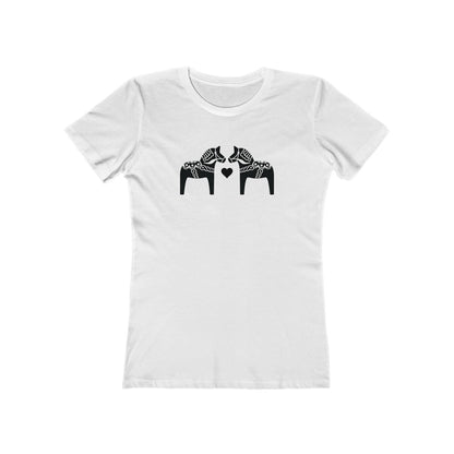 Dala Horse Women's Fit T-Shirt Scandinavian Design Studio
