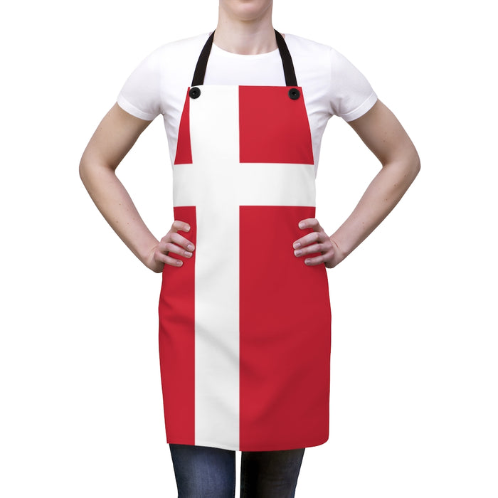Danish Flag Apron Scandinavian Design Studio