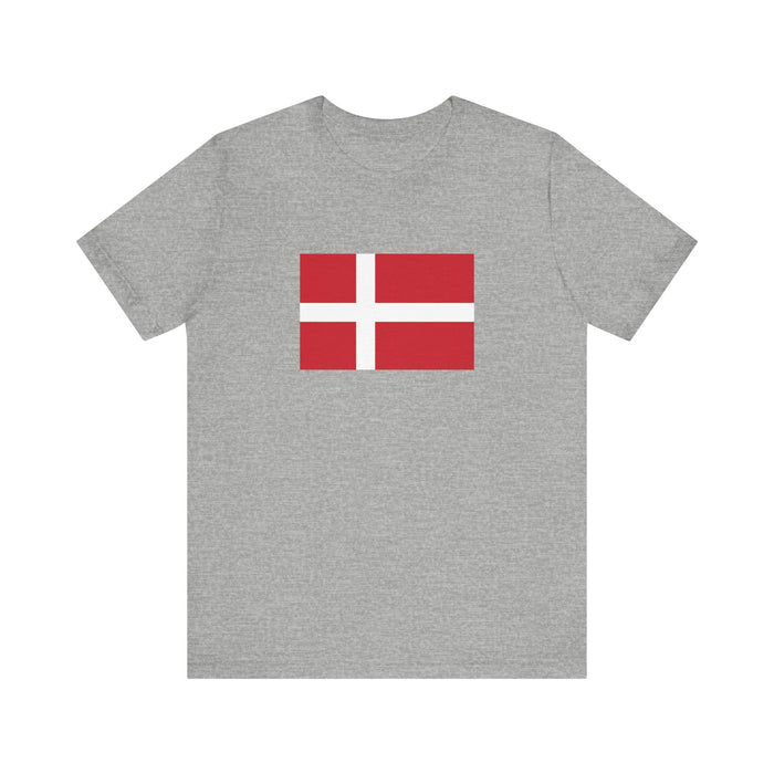 Danish Flag Unisex T-Shirt - Scandinavian Design Studio