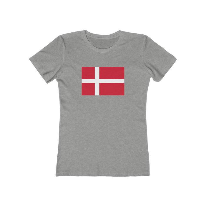 Danish Flag Women's Fit T-Shirt - Scandinavian Design Studio