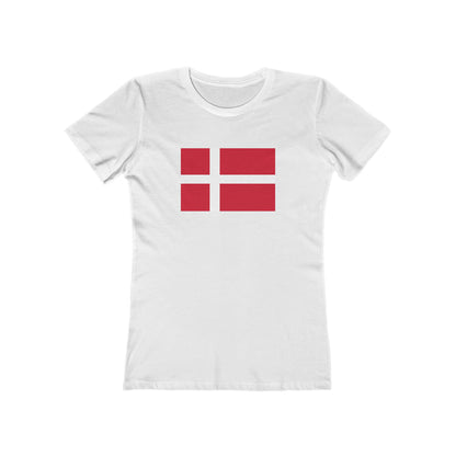 Danish Flag Women's Fit T-Shirt - Scandinavian Design Studio