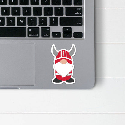 Danish Viking Boy Gnome Sticker Scandinavian Design Studio