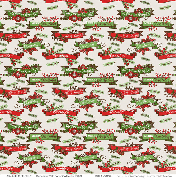 December 25th - Paper Pack