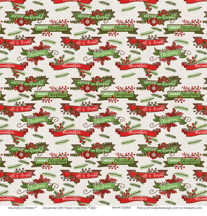 December 25th - Paper Pack