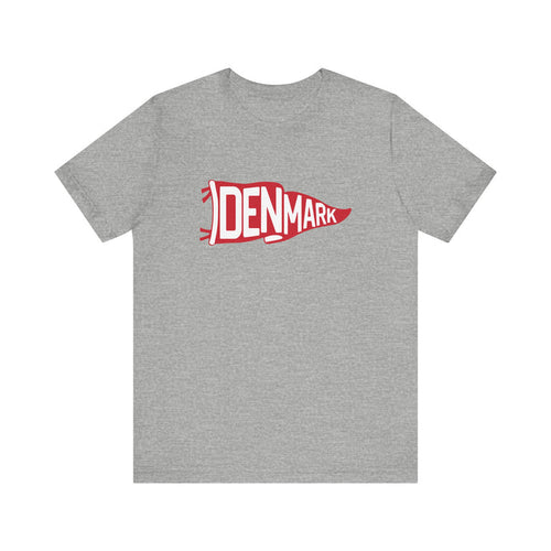Denmark Team Pennant Unisex T-Shirt