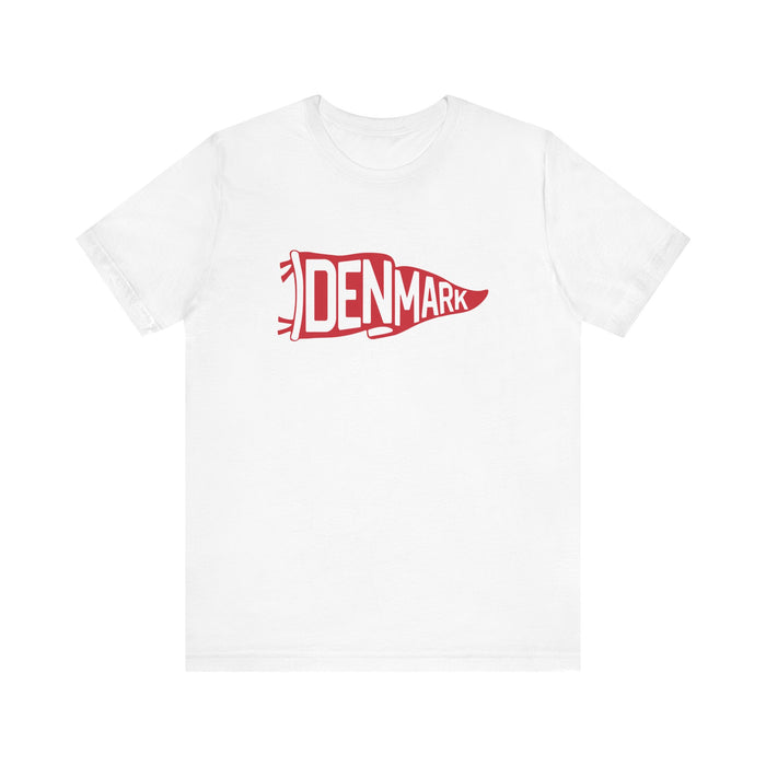 Denmark Team Pennant Unisex T-Shirt