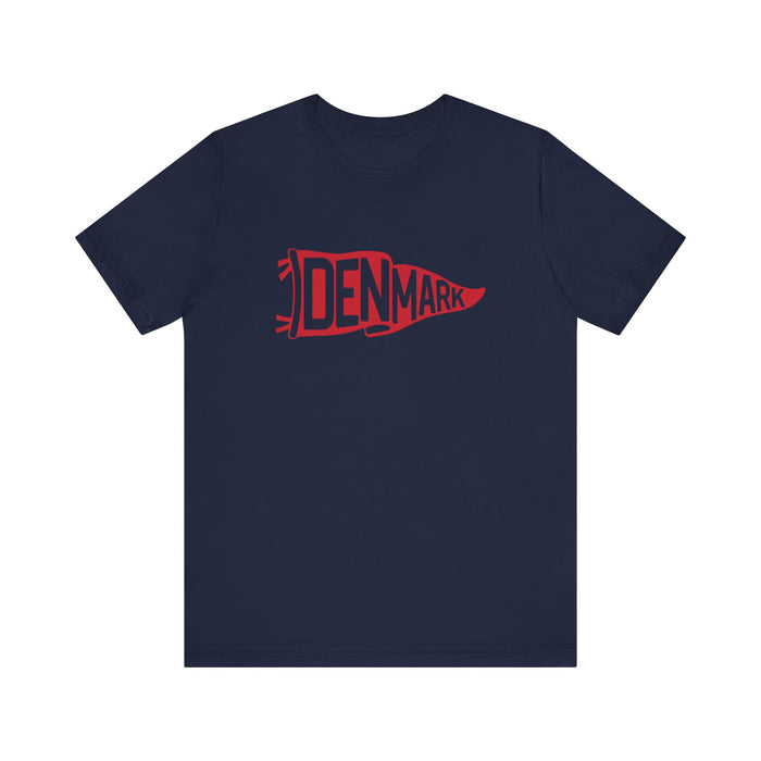 Denmark Team Pennant Unisex T-Shirt