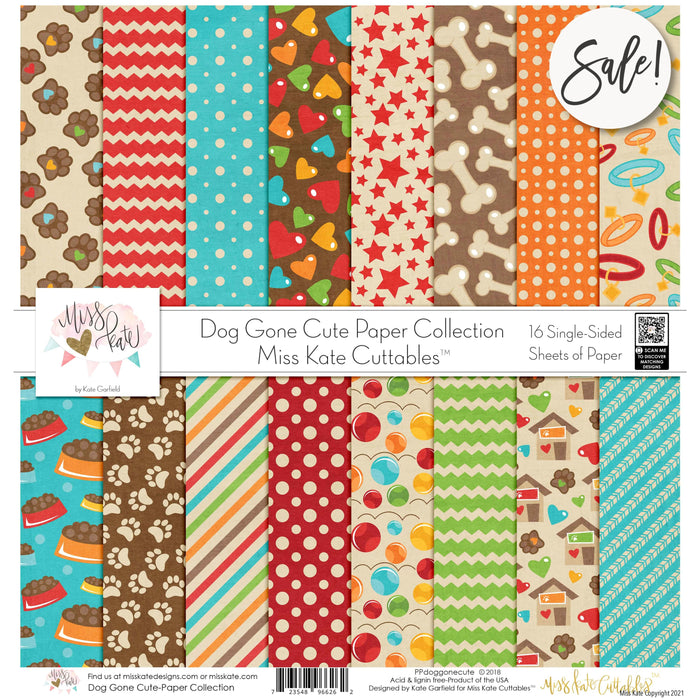 Dog Gone Cute - Paper Pack 12X12 (Ss)