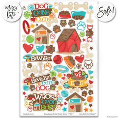 Dog Gone Cute - Paper & Sticker Kit 12X12 (Ds)