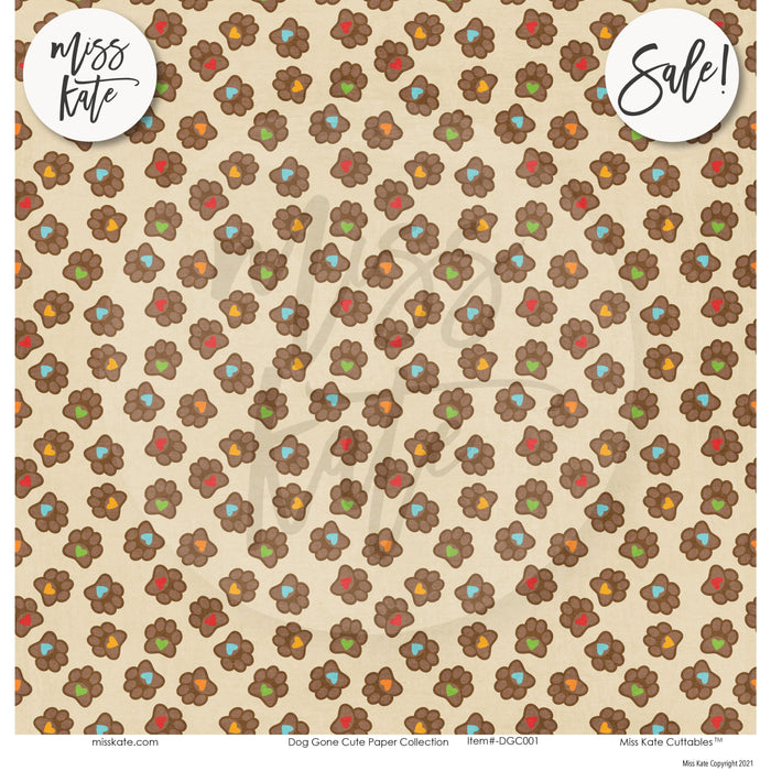Dog Gone Cute - Paper & Sticker Kit 12X12 (Ds)