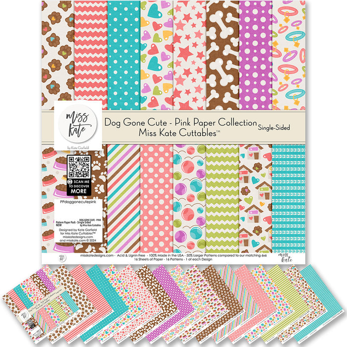 Dog Gone Cute - Pink Paper Pack