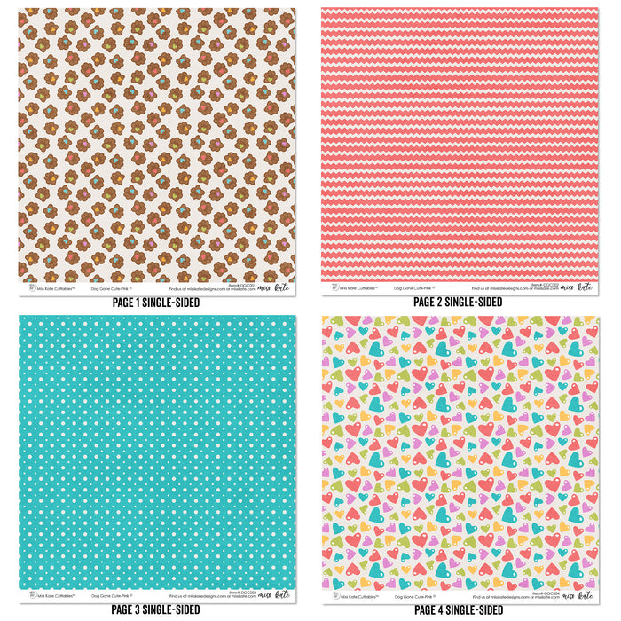 Dog Gone Cute - Pink Paper Pack