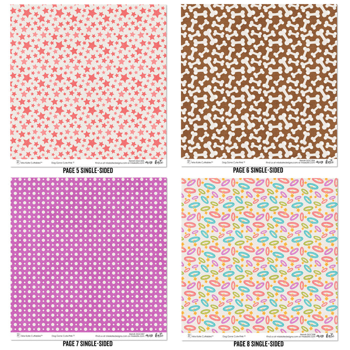 Dog Gone Cute - Pink Paper Pack