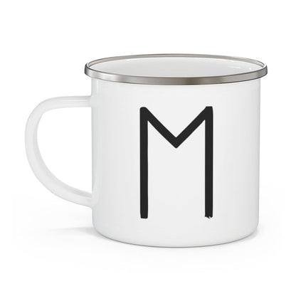 Ehwaz (Horse) Viking Rune Enamel Camping Mug Scandinavian Design Studio