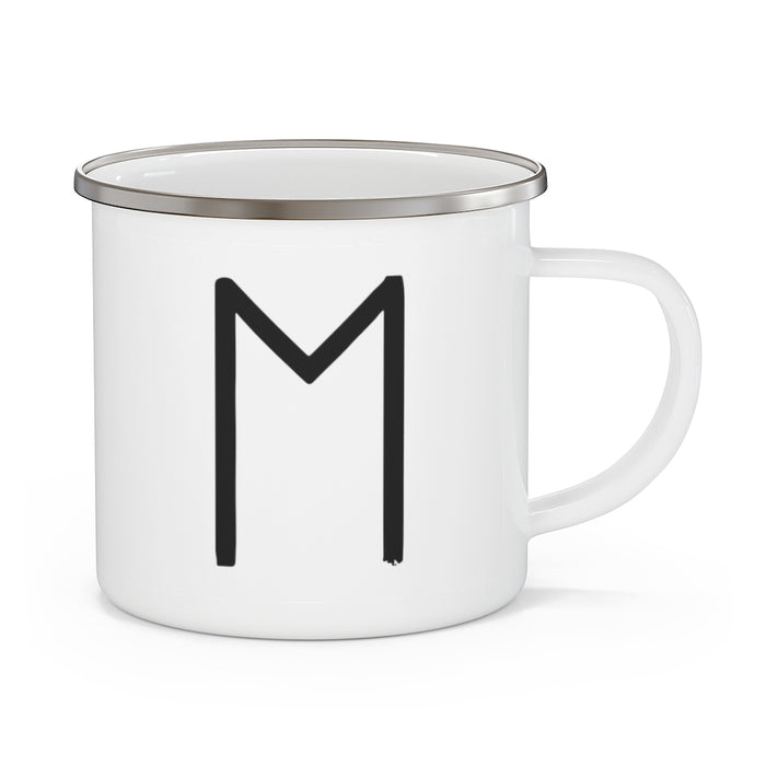 Ehwaz (Horse) Viking Rune Enamel Camping Mug Scandinavian Design Studio