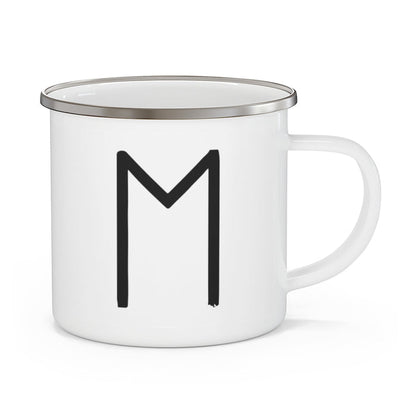Ehwaz (Horse) Viking Rune Enamel Camping Mug Scandinavian Design Studio
