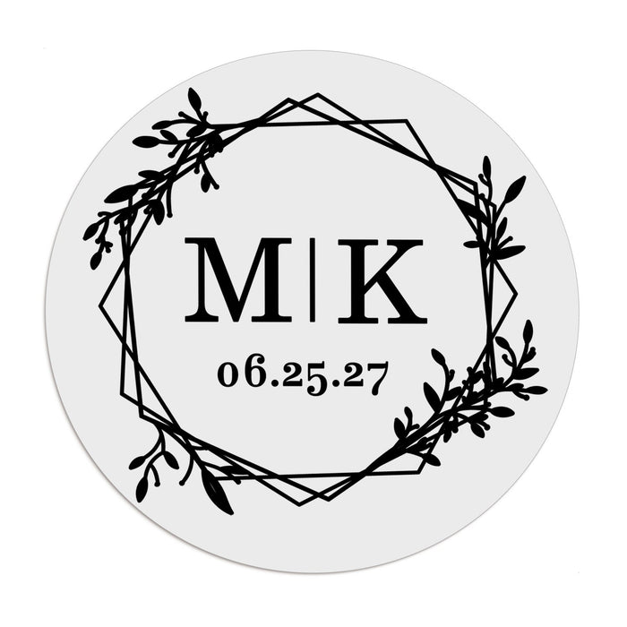 1.25" - 12 Labels / Black
