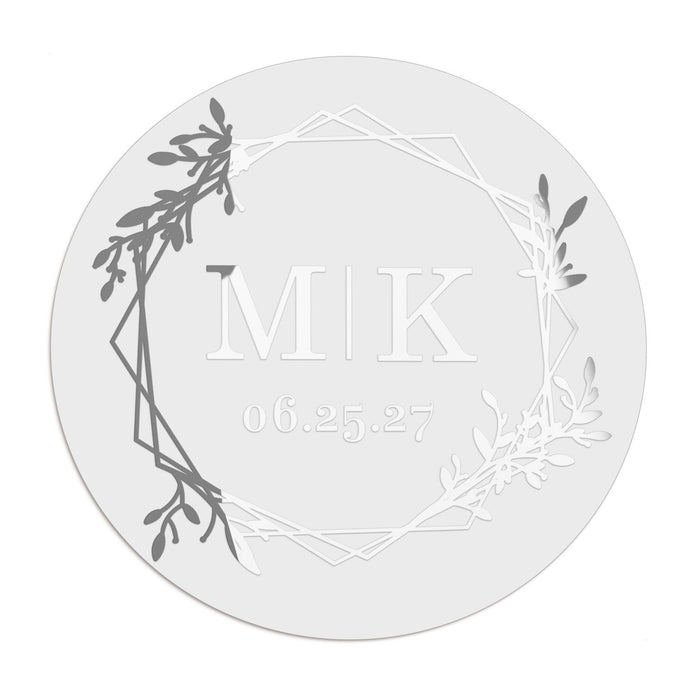 1.25" - 12 Labels / Silver Foil