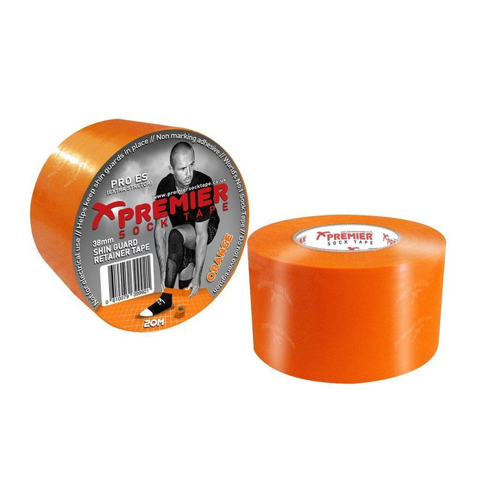 Extra Stretch Sock Tape 38mm x 20m - Orange Equipment Premier Sock Tape