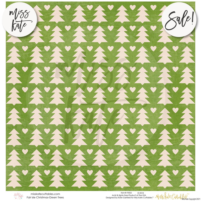 Fair Isle Christmas - Paper Pack 12X12 (Ss)