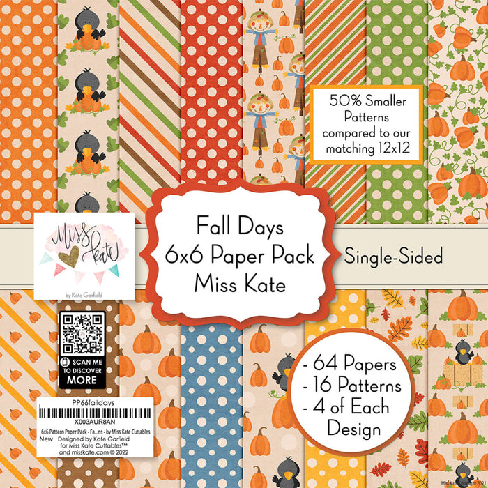 Fall Days - 6X6 Paper Pack (Ss)