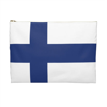 Finnish Flag Accessory Pouch - Scandinavian Design Studio