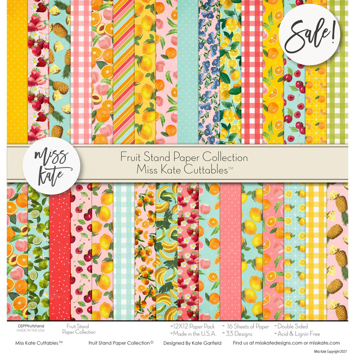 Fruit Stand - Paper Pack 12X12 (Ds)